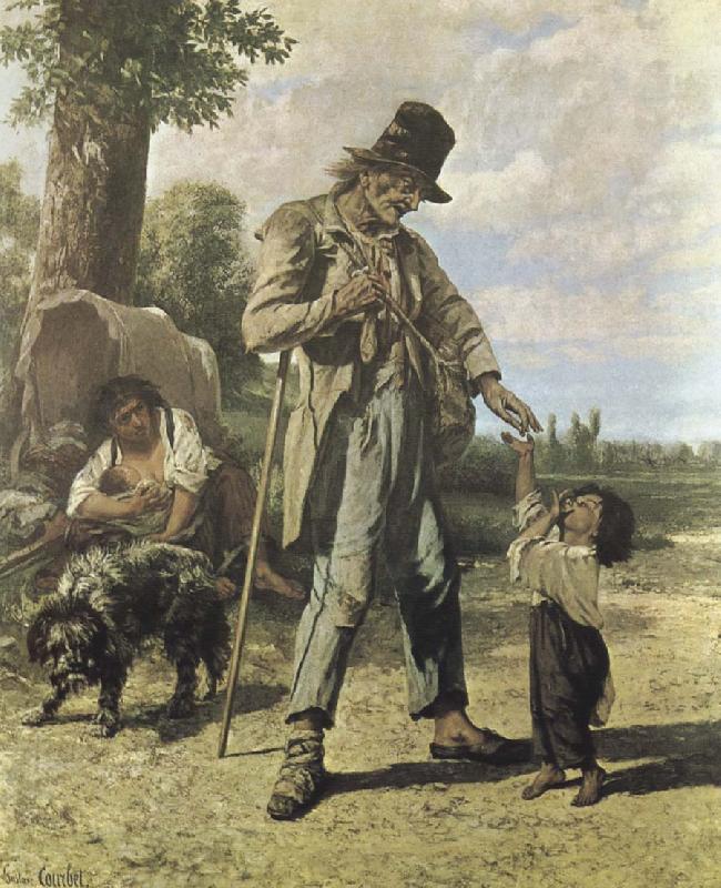 Gustave Courbet Beggar Germany oil painting art